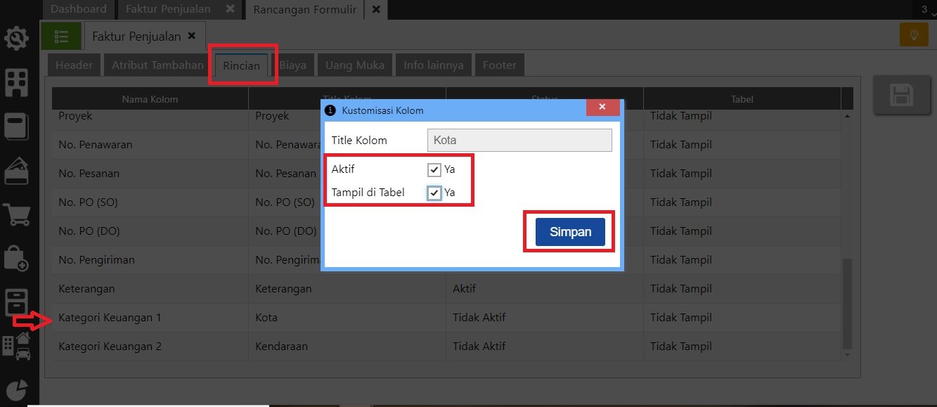 kategori keuangan 